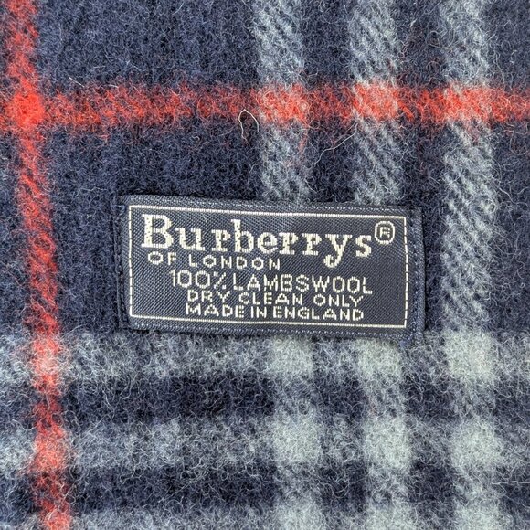 Authentic Burberrys Scarf Blue – Unisex 100% Lambswool – Used – Winter Must-Have - Picture 3 of 7